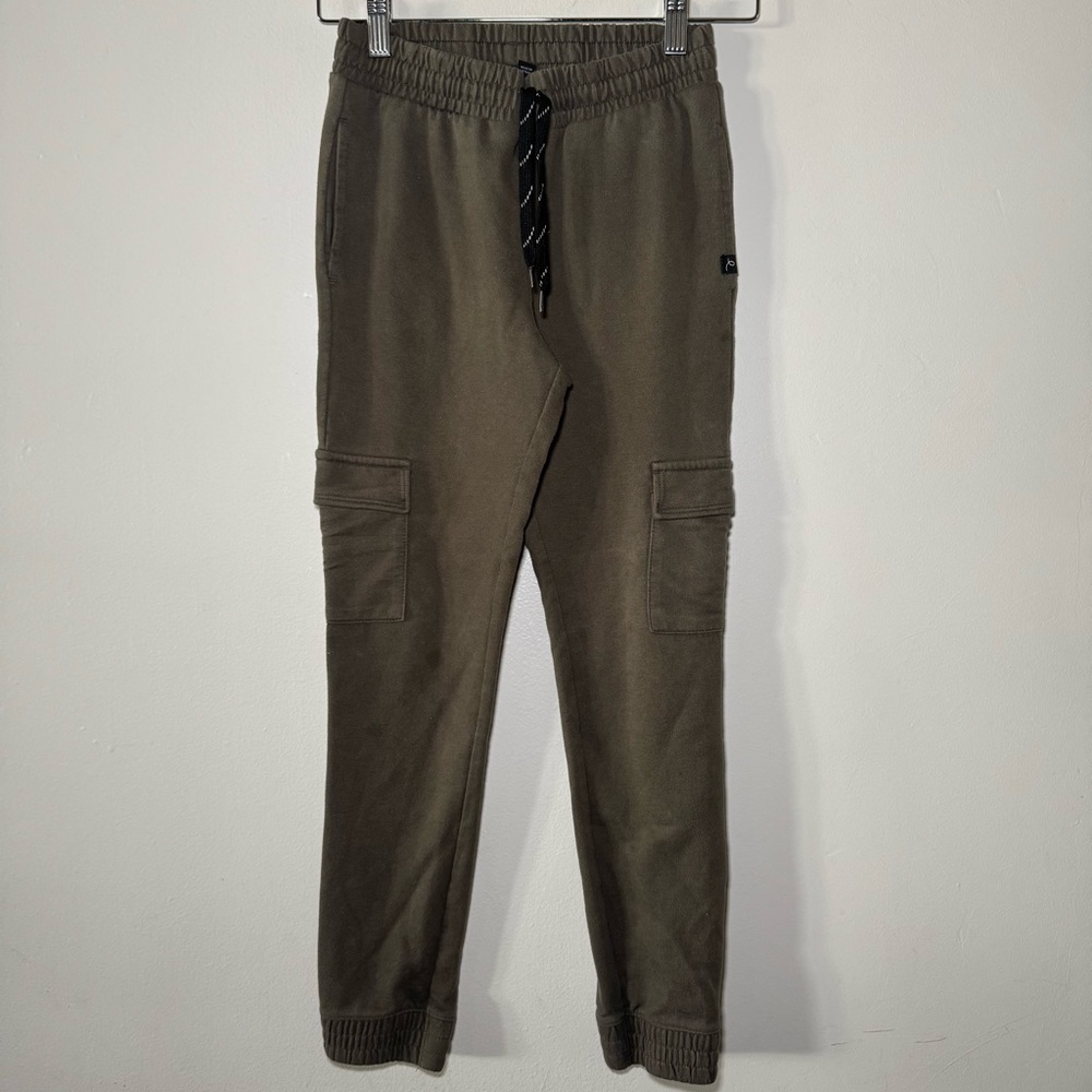 Boys' French Terry Cargo Jogger Pants‎ art class Green M 8/10